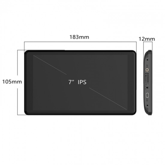 GPS навигация за камион LEOS A601 - 7 инча + 800MHZ + 8GB + 256MB RAM