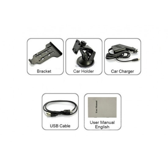 GPS навигация LEOS G7 - 7 инча, двуядрен процесор, 256MB RAM, 8GB