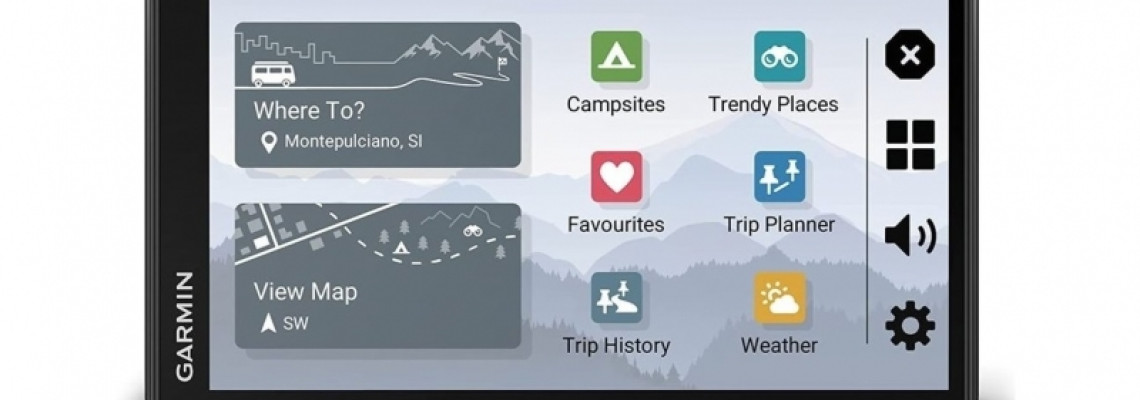 Нов модел GPS навигация за кемпери Garmin CamperVan