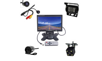 Как да паркираме лесно с монитор и камера за задно виждане?