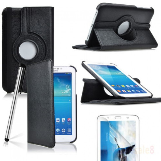 Кожен калъф за Samsung Galaxy TAB 3 - 7" (P3200, P3210)