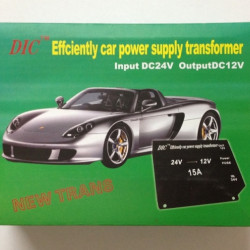 Преобразувател на напрежение за камиони 24V-12V 10A