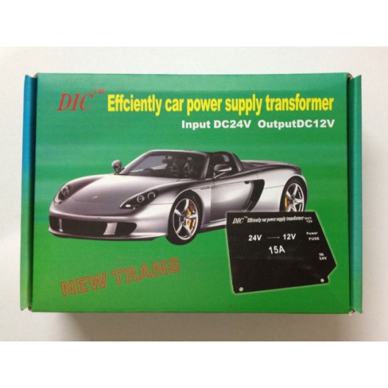 Преобразувател на напрежение за камиони 24V-12V 10A