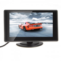 4.3 инча TFT LCD Монитор за камера за задно виждане с 2 видео входа