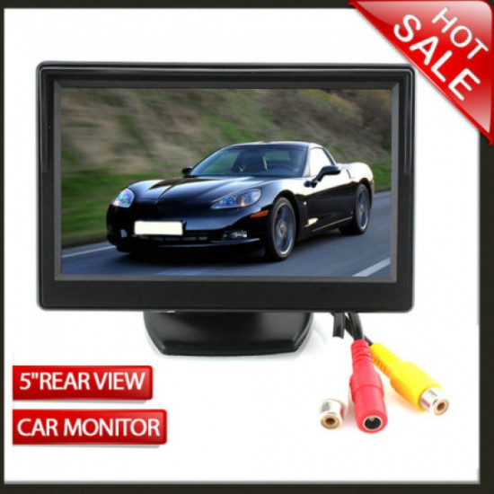 5 инча TFT LCD Монитор за камера за задно виждане