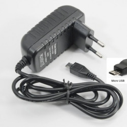 Универсално зарядно за таблети за 220V - microUSB - 2A