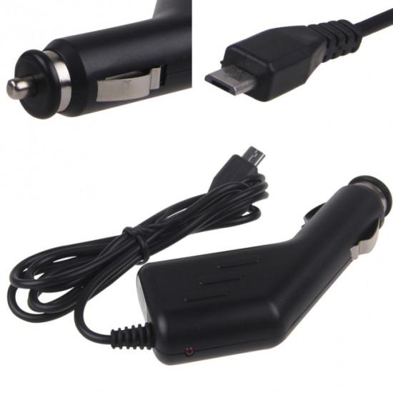 Зарядно за кола за ТАБЛЕТИ и СМАРТФОНИ micro USB 12V/24V 2А