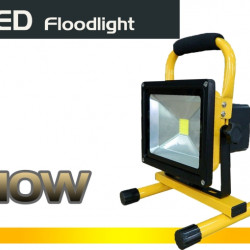 LED Прожектор 10w IP65 High Power 600LM с регулируема светлина