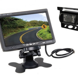 Промоция Камера за камион за паркиране + 7 инчов монитор с 2 видео входа