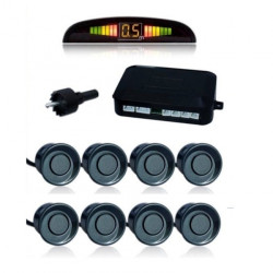 Парктроник с 8 датчика LCD дисплей и звукова сигнализация - ЧЕРЕН