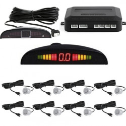 Парктроник с 8 датчика LCD дисплей и звукова сигнализация - СИВ
