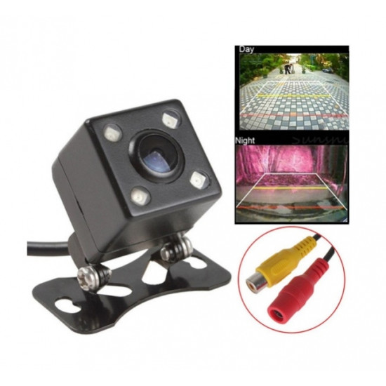 Универсална водоустойчива камера за задно виждане с нощен режим LED AC-662