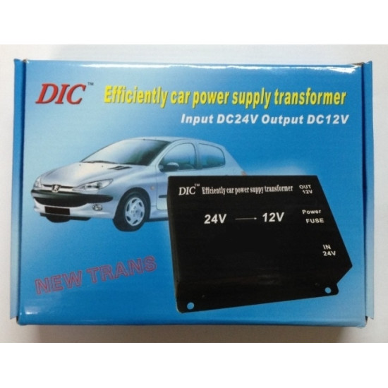 Преобразувател на напрежение за камиони 24V-12V 20A