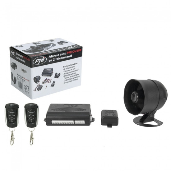 Автомобилна аларма PNI OV288 с 2 дистанционни и централно заключване
