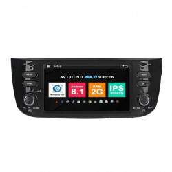 Навигация двоен дин Fiat Linea с Android 8.1 FT0606A81, GPS, WiFi, DVD, 6.2 инча