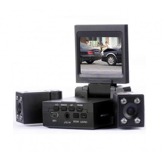 Камера за кола DVR AT Dual 9 - 02 с две камери