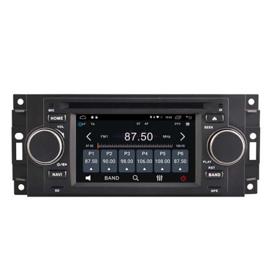 НАЛИЧНА! Мултимедия за JEEP Chrysler 300C  MKD-302 ANDROID 7.1, GPS, WiFi, 6.2 инча