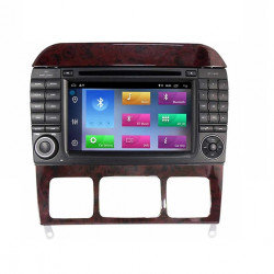 Навигация двоен дин за MERCEDES S-Class W220, CL W215  с  Android 10 M7912H  GPS, DVD,WIFI, 7 инча