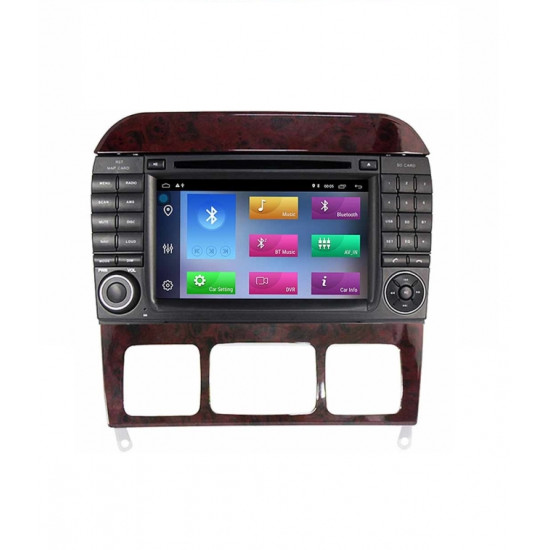 Навигация двоен дин за MERCEDES S-Class W220, CL W215  с  Android 10 M7912H  GPS, DVD,WIFI, 7 инча