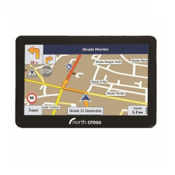 North Cross ES725FE GPS навигация за камион и кола - 7 инча, 256MB RAM, 8GB