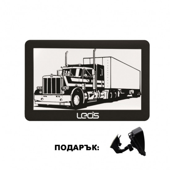 Двуядрена навигация за камиони LEOS TRUCK MATE 7 инча, Сенник
