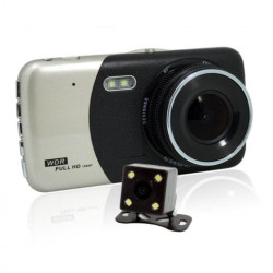 Видеорегистратор - DVR две камери AT BTK43 с 4 инча дисплей 5mpx