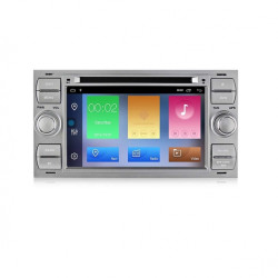 Двоен дин навиация за FORD Focus, Fiesta, Fusion, с Android 10 F4405H GPS, WiFi,DVD, 7 инча