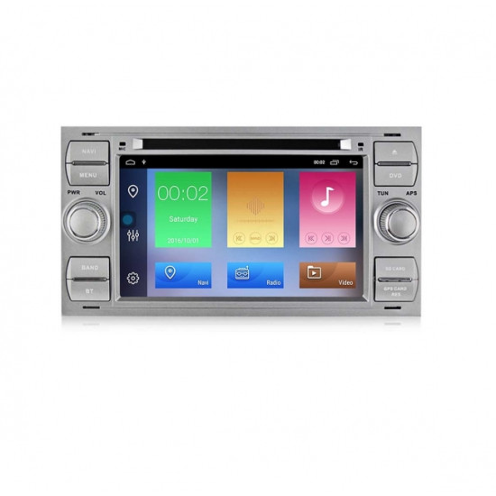 Двоен дин навиация за FORD Focus, Fiesta, Fusion, с Android 10 F4405H GPS, WiFi,DVD, 7 инча