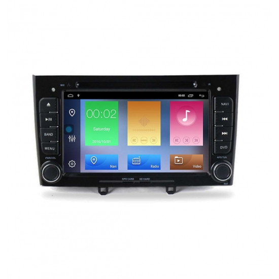 Навигация двоен дин за PEUGEOT 308,408 с Android 10 PE7370H GPS, WiFi,DVD, 7 инча