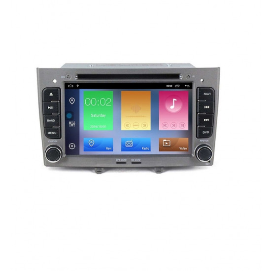 Двоен дин навигация за PEUGEOT 308,408 с Android 10 PE7370SH GPS, WiFi, DVD, 7 инча