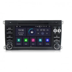 Навигация двоен дин за PORSCHE CAYENNE (02-09) с Android 9 P4000H GPS, WiFi,DVD, 7 инча