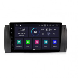 Двоен дин навигация за BMW E39, E53, E38 с Android 10 BM4441H GPS, WiFi, 9 инча