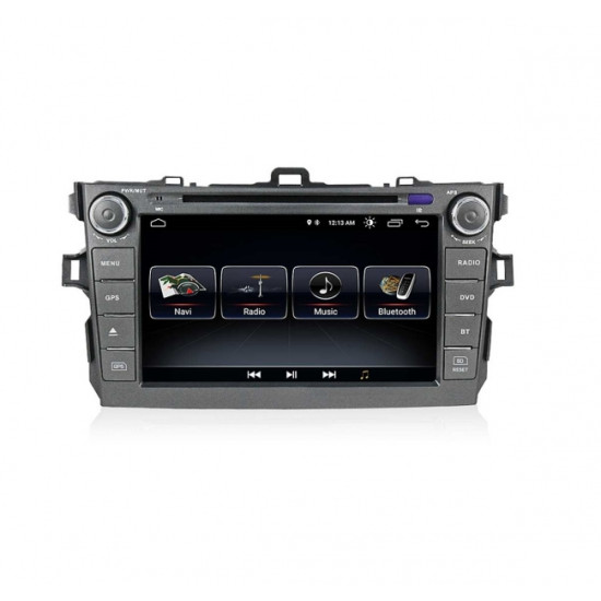 Навигация двоен дин за TOYOTA Corolla с Android 8.0 T4312H GPS, WiFi,DVD 8 инча