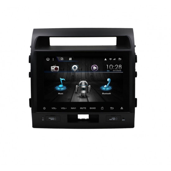 Навигация двоен дин за TOYOTA Land Cruiser 200 с Android 10 T4307H GPS, WiFi,DVD 10.1 инча