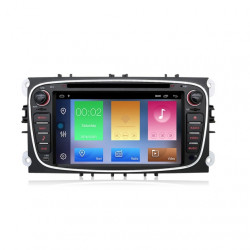 Навигация двоен дин за FORD Mondeo, Focus, S-Max с Android 10 F4400H GPS, WiFi,DVD, 7 инча