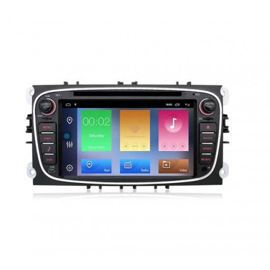 Навигация двоен дин за FORD Mondeo, Focus, S-Max с Android 10 F4400H GPS, WiFi,DVD, 7 инча