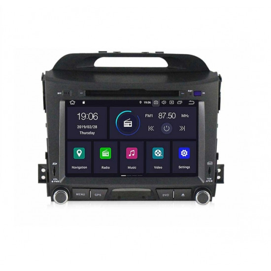 Навигация двоен дин за KIA SPORTAGE (11-15) с Android 10 K4002H GPS, WiFi,DVD, 8 инча