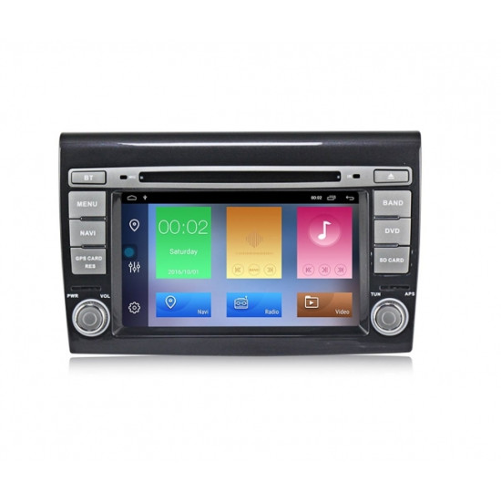 Навигация двоен дин за FIAT BRAVO с Android 10 FI7080H GPS, WiFi, DVD, 7 инча