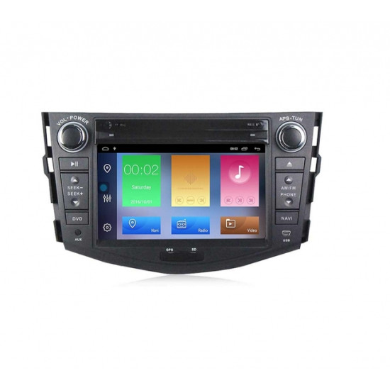 Навигация двоен дин за TOYOTA RAV4 (06-12) с Android 10 T7841H GPS, WiFi,DVD, 7 инча