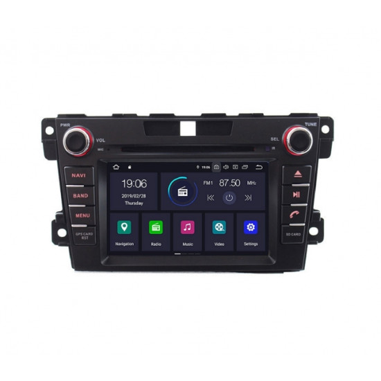 Навигация двоен дин за MAZDA CX-7(06-13)с Android 10 MA7280H GPS, WiFi,DVD, 7 инча