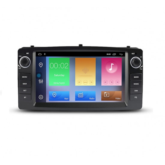 Навигация двоен дин за TOYOTA Corolla E120/E130 с Android 10 T6280H GPS, WiFi, 6.2 инча