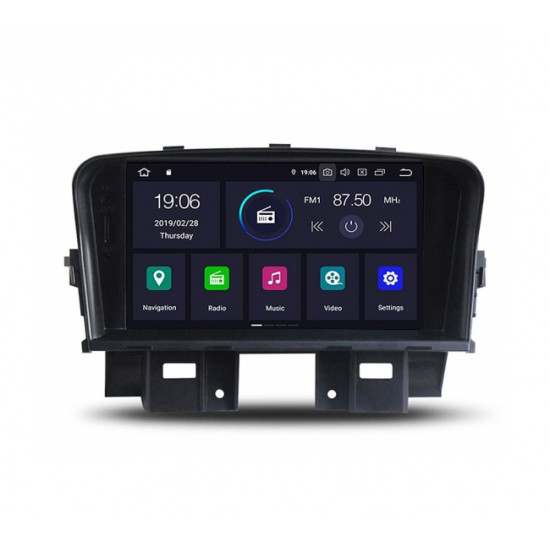 Двоен дин навигация за CHEVROLET Cruze (08-13) с Android 10 CH8860H GPS, WiFi,DVD, 8 инча