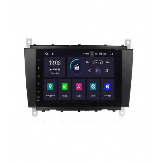 Двоен дин навигация за MERCEDES CLC, W203, W209, W463 M6910H GPS, ANDROID 9.0, WiFi,8 инча