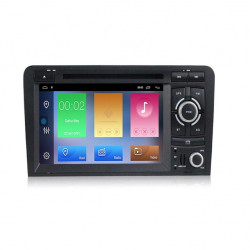 Мултимедийна навигация двоен дин за AUDI A3 А4461H GPS, ANDROID 10, WiFi, DVD, 7 инча