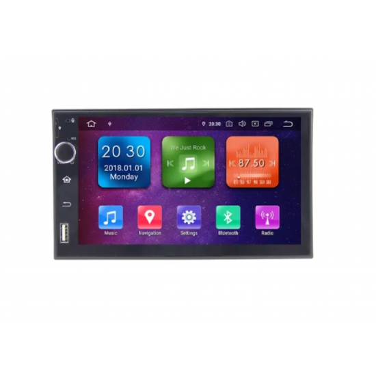 4-ядрена универсална навигация двоен дин ATZ, Android 10, RAM:2GB, ROM:16GB