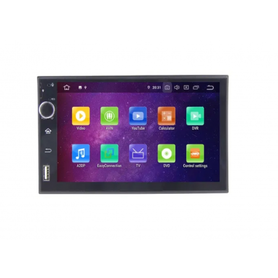 8-ядрена универсална двоен дин навигация ATZ, Android 10, RAM:4GB, ROM:16GB