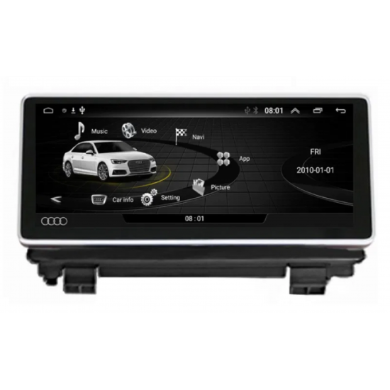 ATZ 4-ядрена навигация двоен дин за AUDI Q3, RAM 2GB, 32GB, Android 10