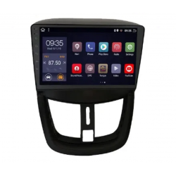 4-ядрена ATZ  навигация за Peugeot 207, Android 9, RAM 2GB, 16GB