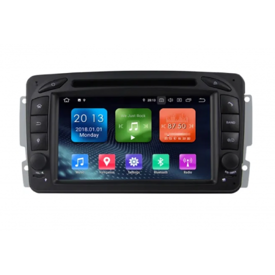 8-ядрена ATZ навигация за Mercedes C Class W203, W463, VITO Android 10, RAM 4GB, 32GB