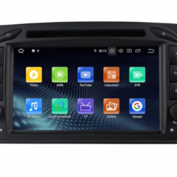 8-ядрена GPS навигация ATZ за Mercedes C Class, Android 10, RAM 4GB, 64GB
